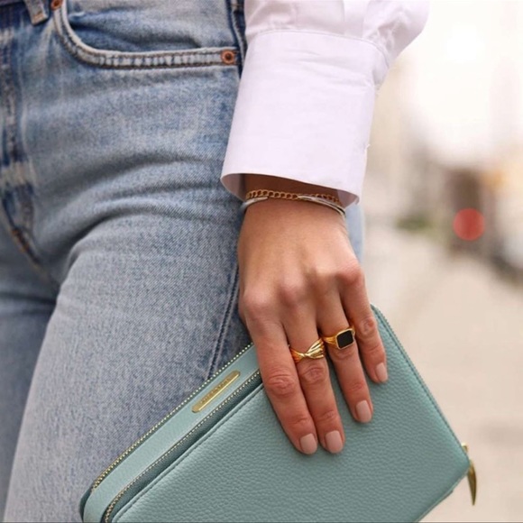 ❤️‍🔥18K Gold Plated Black Spinal Ring - Picture 7 of 12